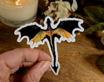 Fourth Wing Dragon Relic Vinyl Sticker