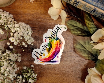 Neuro Spicy Pepper Vinyl Sticker: ADHD, Autism, OCD Funny Gift