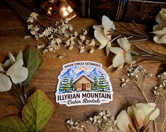 ACOTAR Vinyl Sticker: Illyrian Cabin, Rhysand, Feyre Hand Tattoos - Night Court