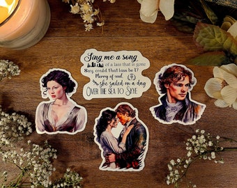 Outlander Vinyl Sticker Decal: Claire & Jamie Fraser