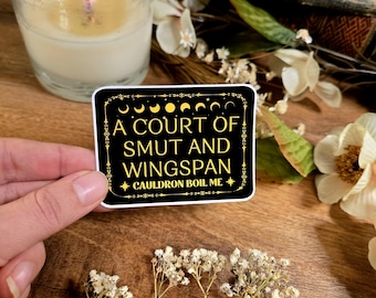 ACOTAR Smut & Wingspan Vinyl Sticker: Night Court Stamp