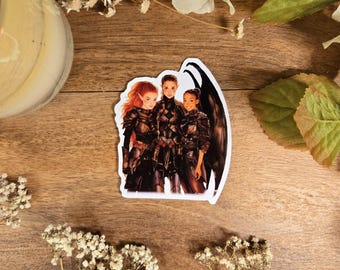 ACOTAR Valkyries Vinyl Sticker: Night Court, Book Club Gift