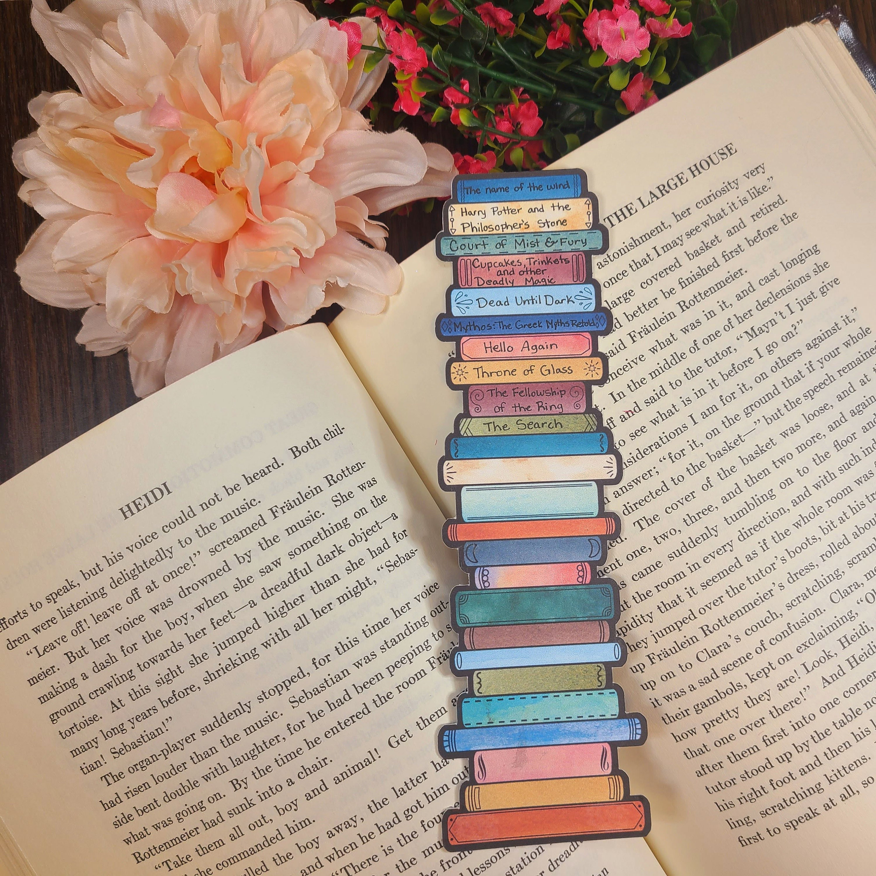 Printable Book Tracking Bookmark - Etsy