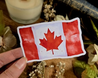 Canadian Flag Vinyl Sticker: Provinces & Territories Decal
