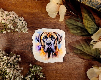 Mastiff Dog, Bandogs, Bandogges, Fur Baby, Vinyl Sticker Decal