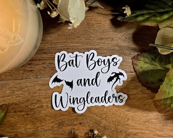 ACOTAR Vierter Flügel Aufkleber: Batboys & Wingleaders Vinyl Aufkleber