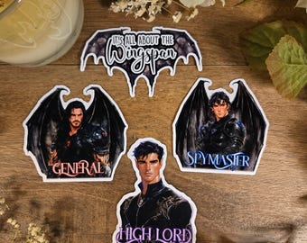 ACOTAR Batboys Vinyl Sticker Set: Wingspan, Cassian, Azriel
