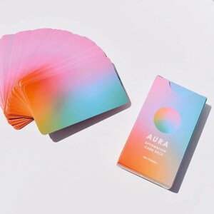 Aura Affirmation Card Deck. English Edition