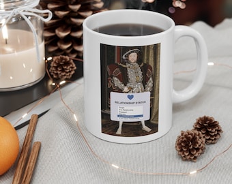 Henry VIII "It's Complicated" Mug - Funny Tudor History Gift