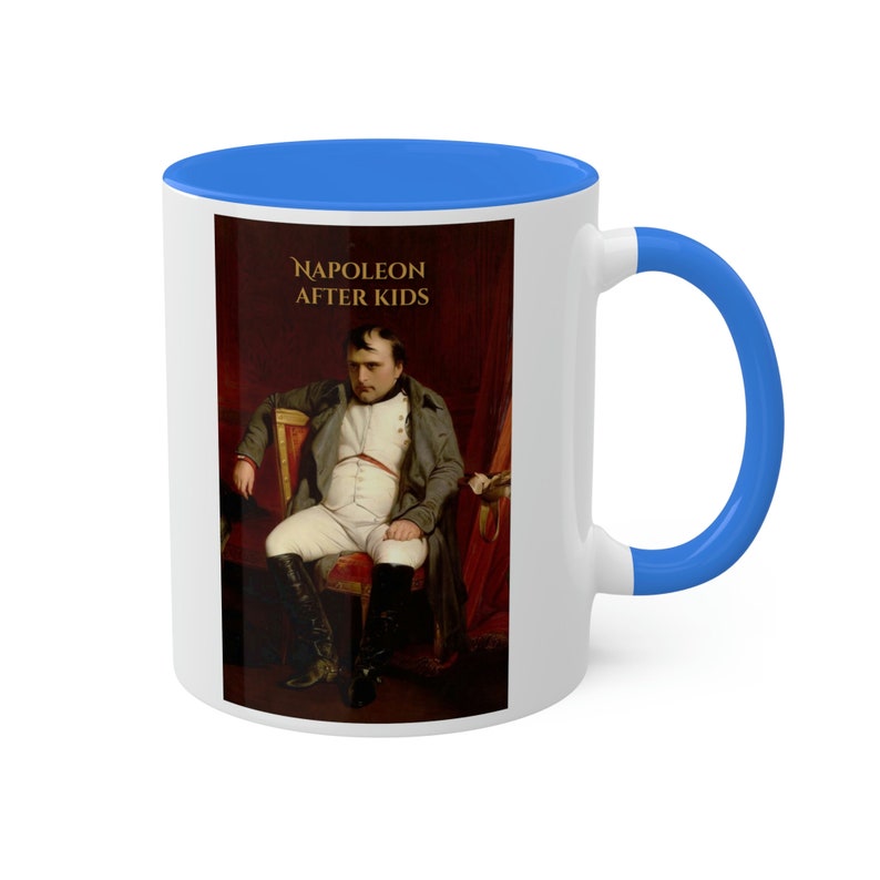 Personalized Napoleon Before & After Kids History Coffee Mug Dad Life 11oz Funny Gift for
