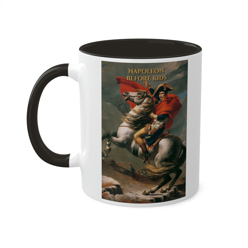 Personalized Napoleon Before & After Kids History Coffee Mug Dad Life 11oz Funny Gift for