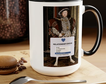 Henry VIII "It's Complicated" Coffee Mug – Funny Tudor History Gift