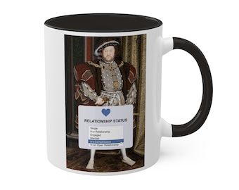 Henry VIII "It's Complicated" Mug – Funny Tudor History Gift