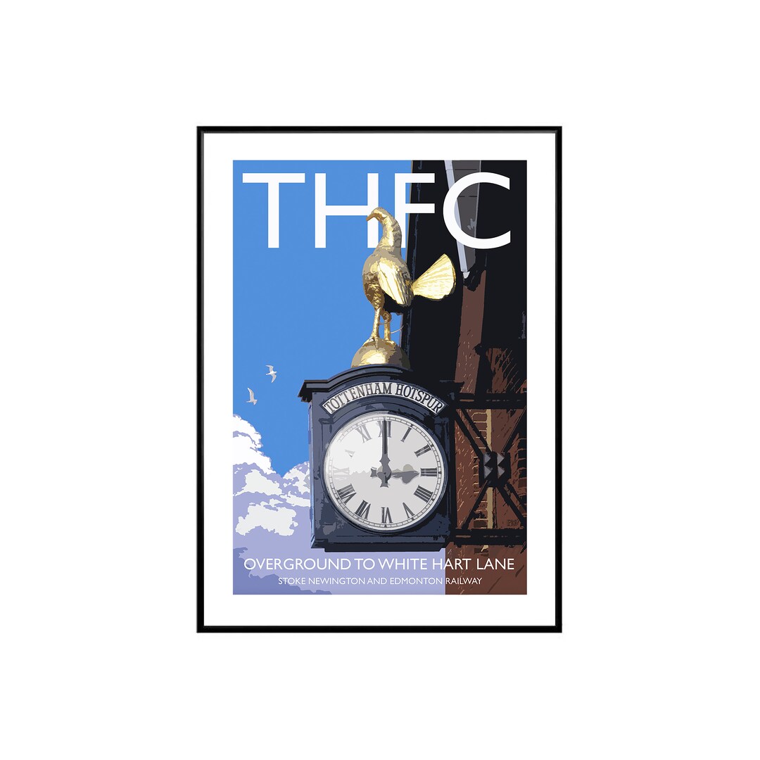 The Tottenham Hotspur Clock Formerly Mounted Outside The