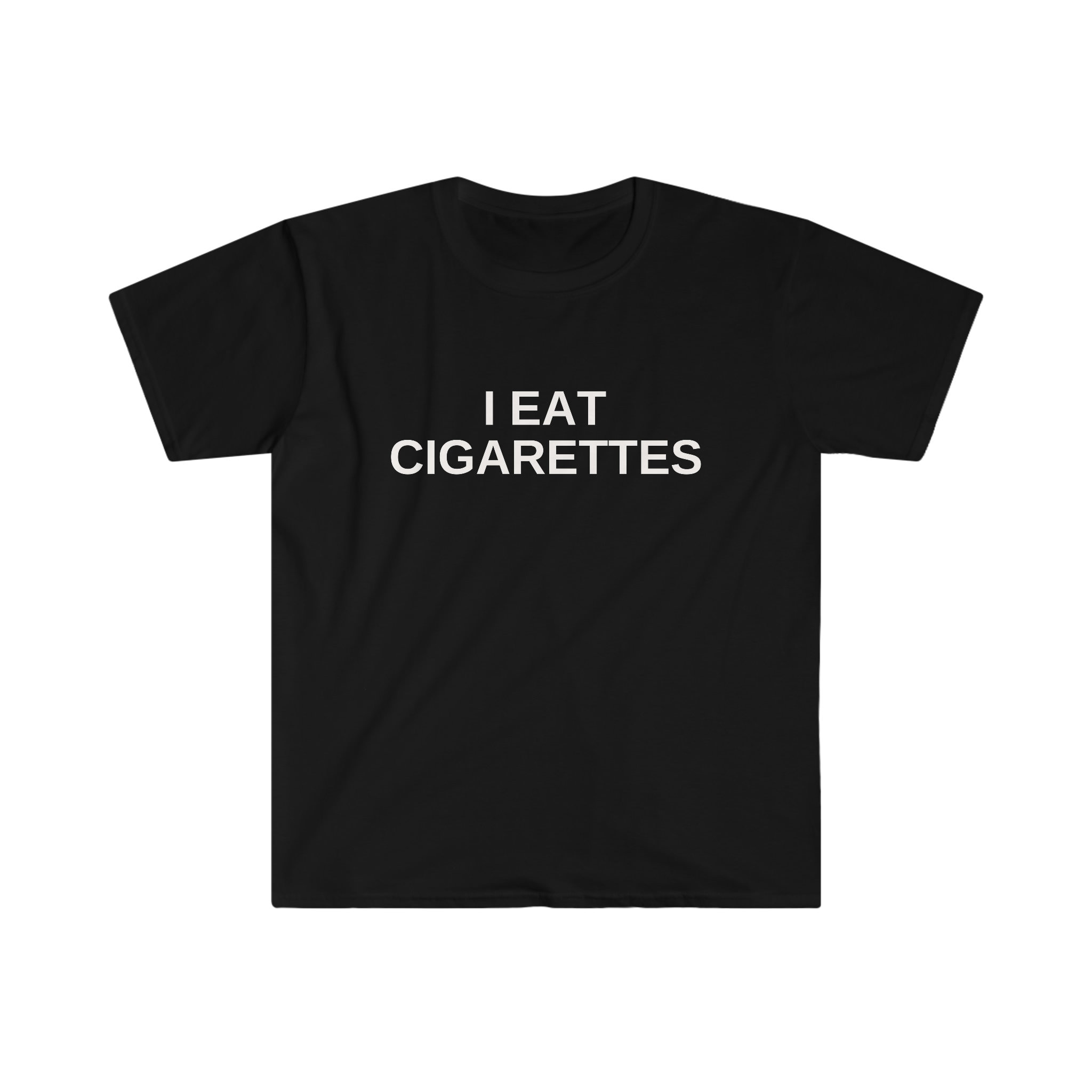 i eat cigarettes I Eat Cigarettes - Unisex Funny Meme Vintage T-shirt