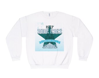 Eyes on the Stars Sweatshirt, Galaxy Print Crewneck, Astronomy Gift
