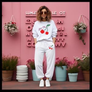 Bite Me Hoodie Jogger Set/Sweatpants/Sweats/Lounge set/Hoodie/Womens Set