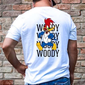 Maglietta/T-shirt/Maglietta/T-shirt/Abbigliamento uomo/Woody/Woody Woodpecker/Cartone animato