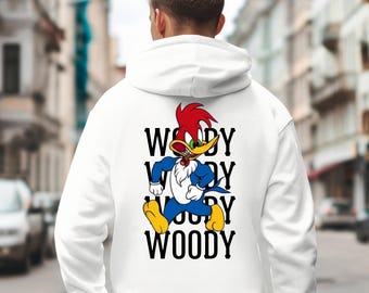 Woody Woodpecker hoodie/sweater/trui/hoodie/trui/herenkleding