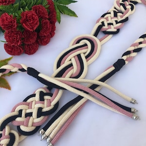 Chunky Handfasting Cord: Celtic Nine Knot, Pagan Wedding Ritual