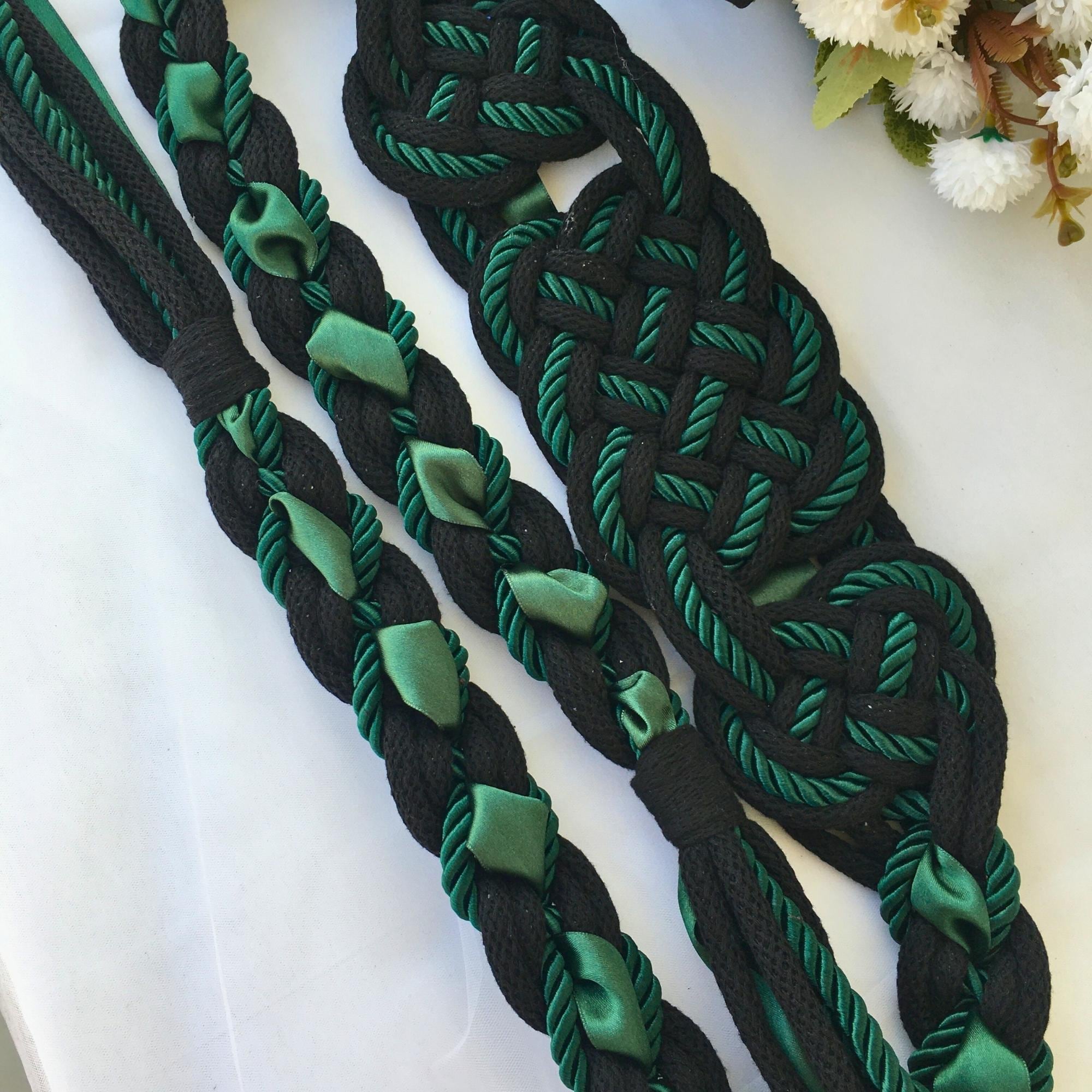 Handmade Gothic Handfasting, Wiccan Ceremony, Pagan Binding, Black and ...