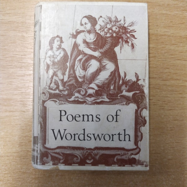 Lovely vintage 1960s gilt edge miniature hardback 'Poems of Wordsworth'