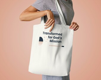 Transformed for God's Mission - Cotton Tote Bag