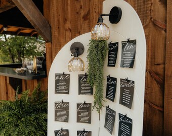 5X7in Seating Table Chart 1-20 Digital Canva Template Download