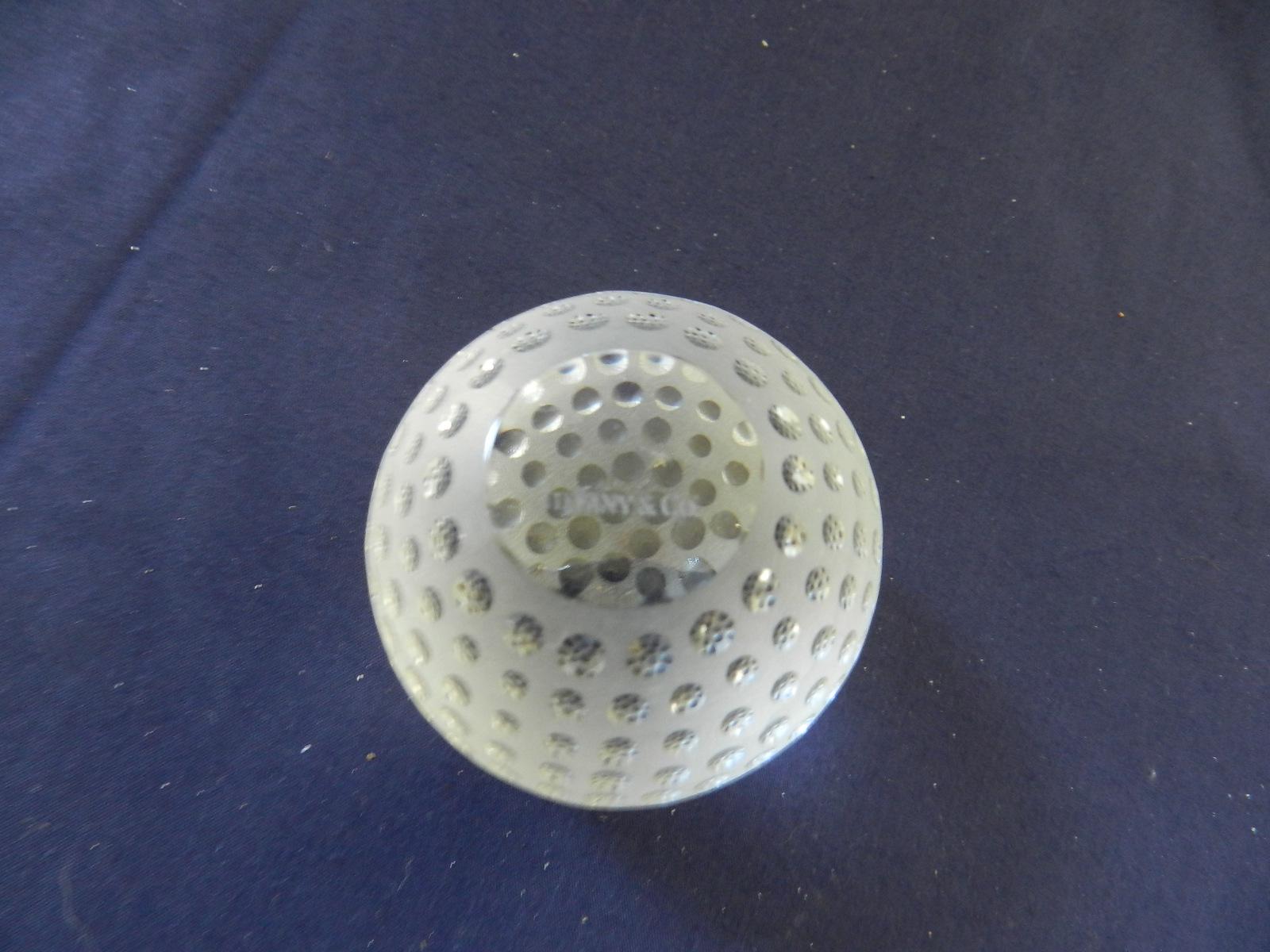 ティファニー クリスタル ゴルフボール ペーパーウェイト - 美しい箱