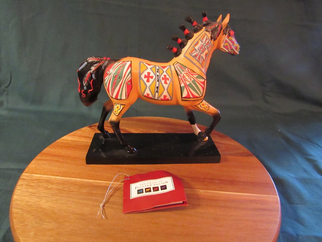 Trail Of Painted Ponies 2007 Cheyenne Painted Etsy France