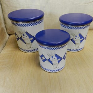 Pillsbury Doughboy Canister Set - Etsy