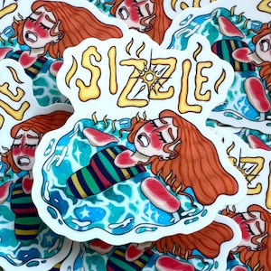 Sizzle (Ouch!) Sticker