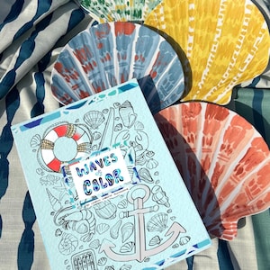 Waves of Color Coloring Book