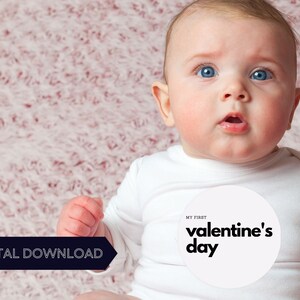Modern Baby Milestone Stickers, My First Valentine&#39;s Day, My First Easter, My First St. Patrick&#39;s Day