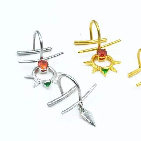 Lip Labrets Gold and Silver, Stainless Steel Labret, Lip Piercing