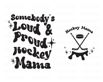 Hockey Player Svg | Hockey Mom Svg | Sports Mom Svg | Mom Shirt Svg | Game Day Svg | PNG | PDF | EPS | Digital Download