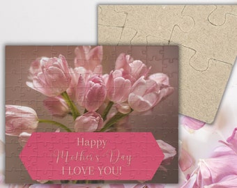 Mother's Day Tulip Puzzle: 110 Piece Jigsaw Gift