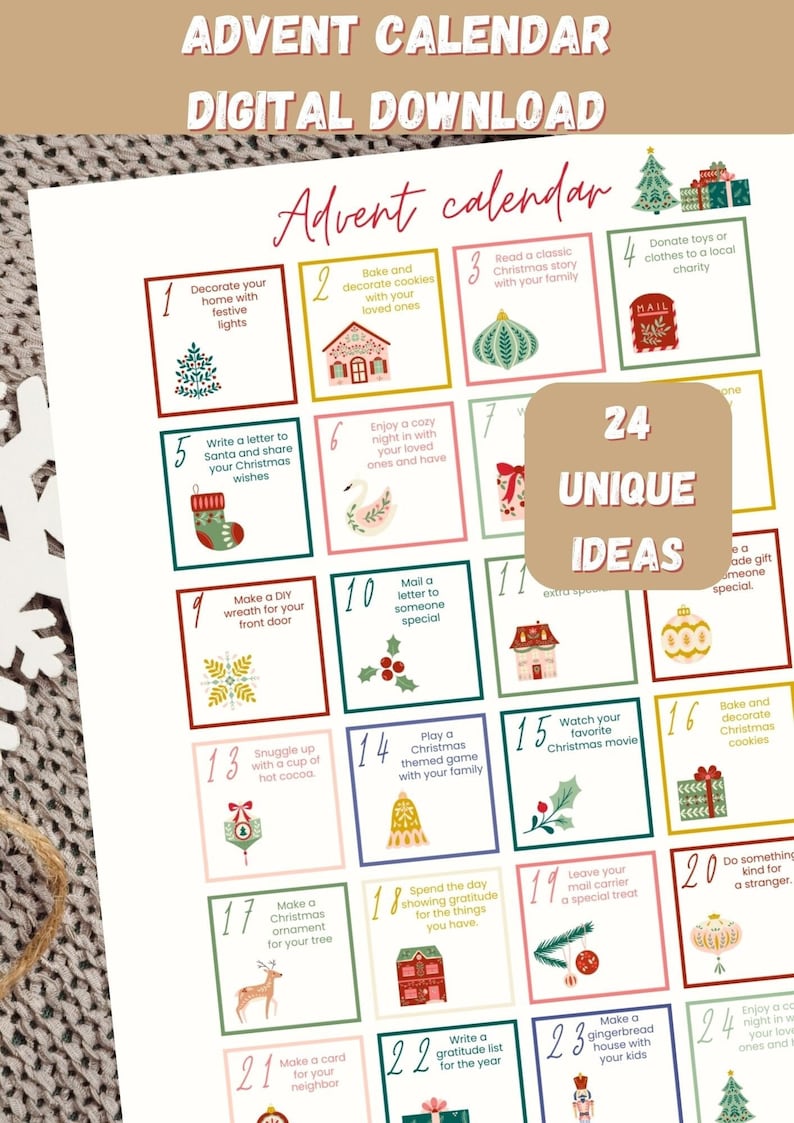 Christmas Advent Calendar Advent - Il 794xN.5606803447 Kzxr