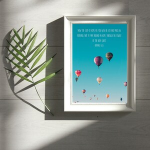 Romanos 15:13 / Arte de parede do versículo da Bíblia / Versículo da Bíblia para impressão / Download digital / Decoração de casa / Citações de versículos da Bíblia / Presente cristão