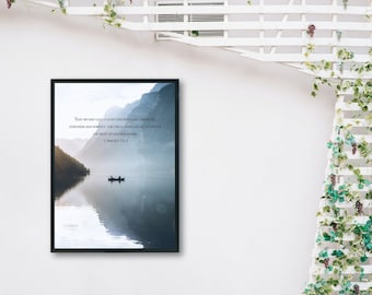 1 Timothey 2:2-3 / Bibelvers Wandkunst / Bibelverse Printable / Digitaler Download / Home Dekor / Bibelvers Zitate / Christliches Geschenk