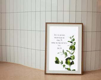 James 3:10 / Bible Verse Wall Art / Bible Verse Printable / Digital Download / Home Decor / Bible Verse Quotes / Christian Gift