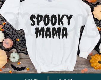 Spooky Mama SVG, PNG, Spooky Mom Svg, Halloween Mom Svg, Halloween Mama Svg, Halloween Shirt Svg, Spooky Vibes Svg, Mama Halloween Svg