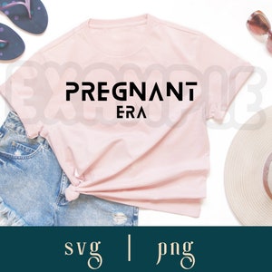 En mi era embarazada Svg/Png, bloque elegante PNG, En mi era embarazada PNG, Era moderna PNG, Texto cursivo moderno, Diseño de camiseta