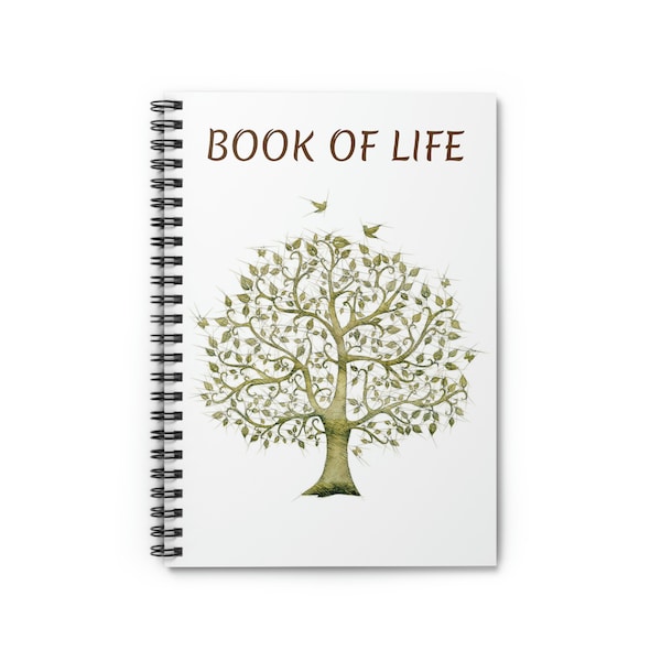 Book Of Life Notebook | Gift For Graduate | Young Person Gift | Gardner Notebook | Diary | Bible Study Book | Christian Journal | Prayer Log