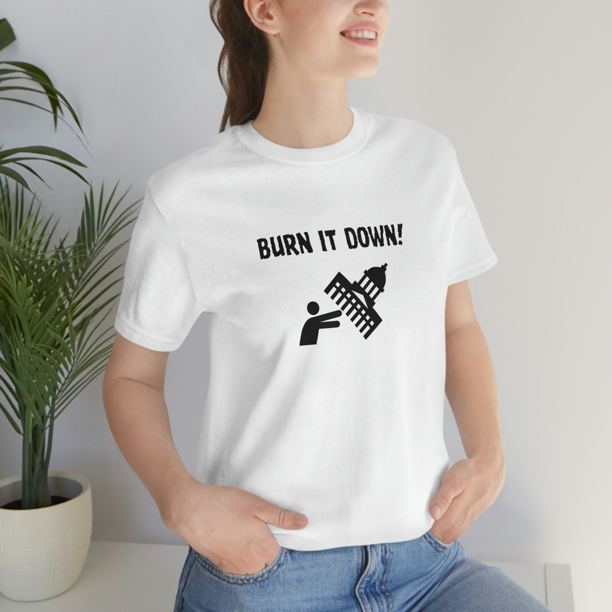 【Darcsport】BURN IT DOWN OVERSIZED TEE- L