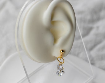 Boucles d'oreilles en or à clip, nouvelle conception de bobine à clip sans douleur, sans perçage d'oreilles, cadeau pour elle