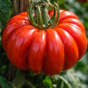 Zapotec Tomato Seeds: Ruffled Heirloom, Drought Tolerant, rare vegetable seeds image 2