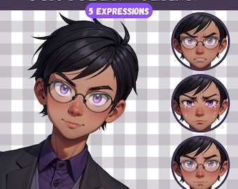 Male PNGTuber, Business Man, Veadotube, PNG Tuber, Streaming, Twitch, Discord Reactive, YouTube Vtuber, Giftuber, Adopt Me Premade Model