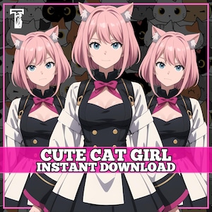 Cute PNGTuber Girl, Maid, Veadotube, PNG Tuber, Streaming, Twitch, Discord Reactive, YouTube Vtuber, Giftuber, Adopt Me Premade Model