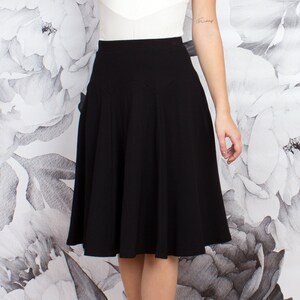 Black swing skirt uk online